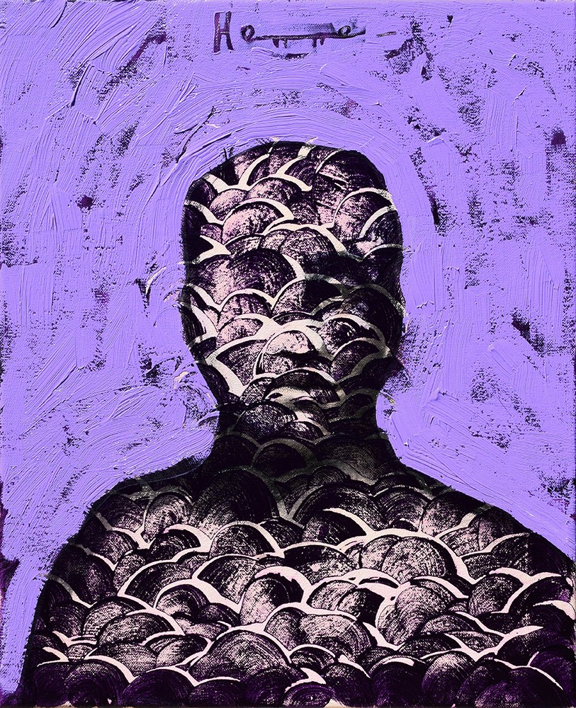 773 Portrait violet