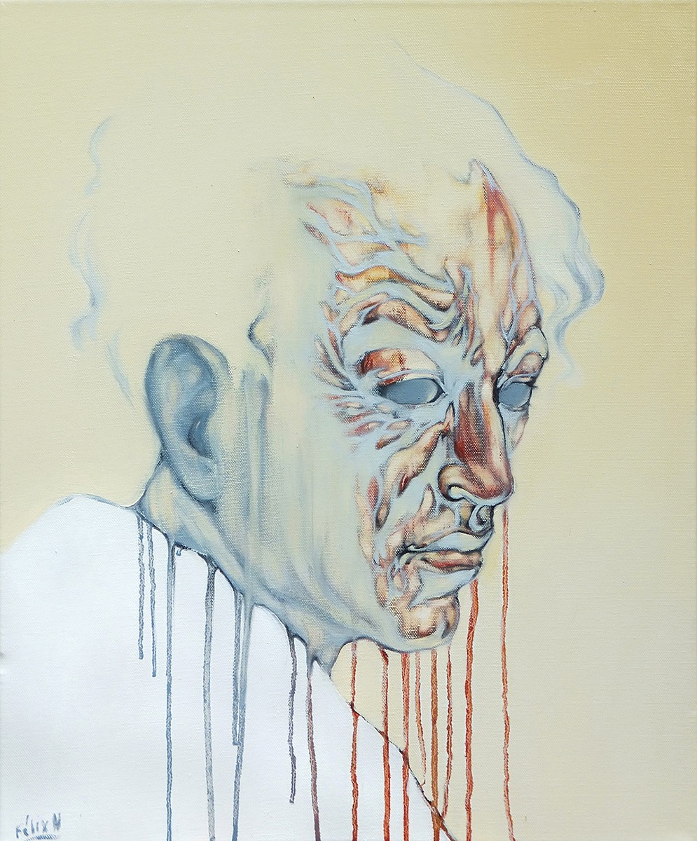 D'après Onchi Koshiro, Portrait de Hagiwara Sakutaro 